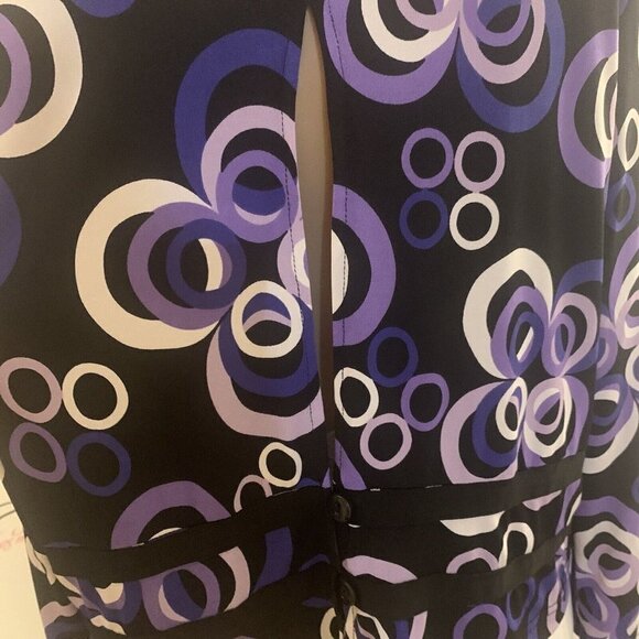 Kim Rogers. Size XL P. Jersey Jacket or Blouse. Open Back. B89. - Picture 6 of 10